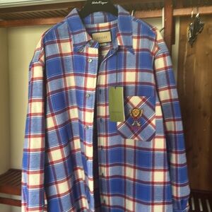 Men"s Gucci Pablo DelCielo Oversized checked shirt